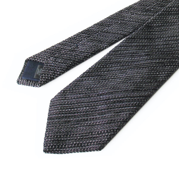 Kasuri Mix Thai Tie (Black x White)