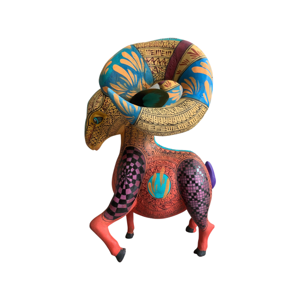 Oaxaca Alebrije- Zapotec Ram