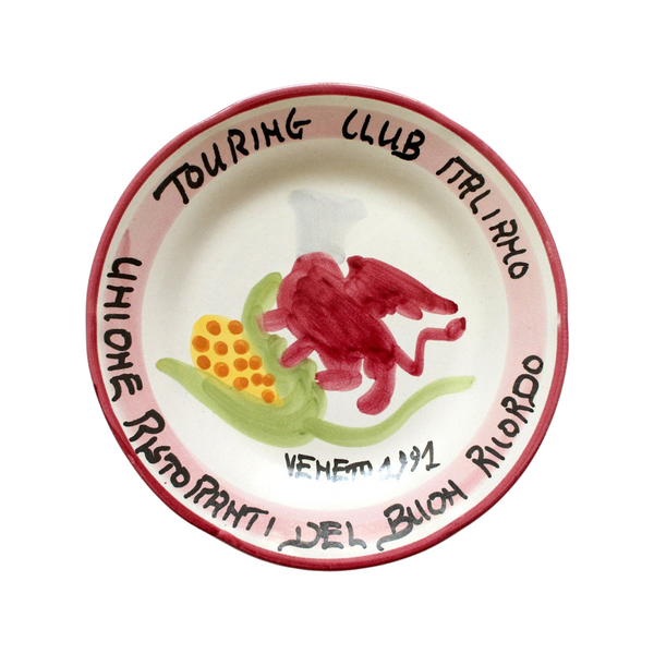 Vintage Piatto del Buon Ricordo Plate (Touring Club Italiano - 1991)