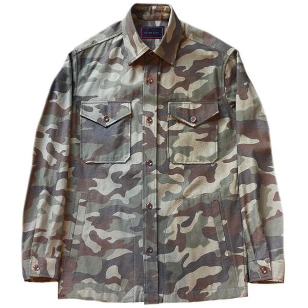 "Cooper" Camo Cotton Overshirt (MADE TO ORDER)