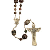 Rosary Necklace With Indonesian Opal
