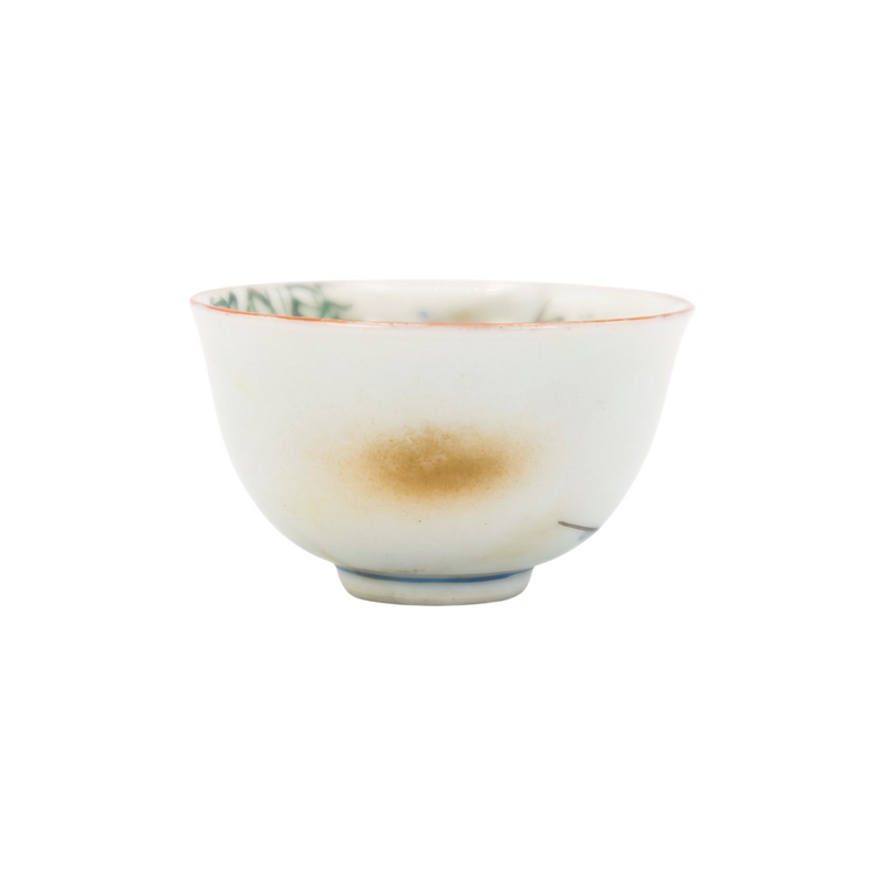 Vintage Shunga Erotic Art Hand painted Guinomi Sake Cup