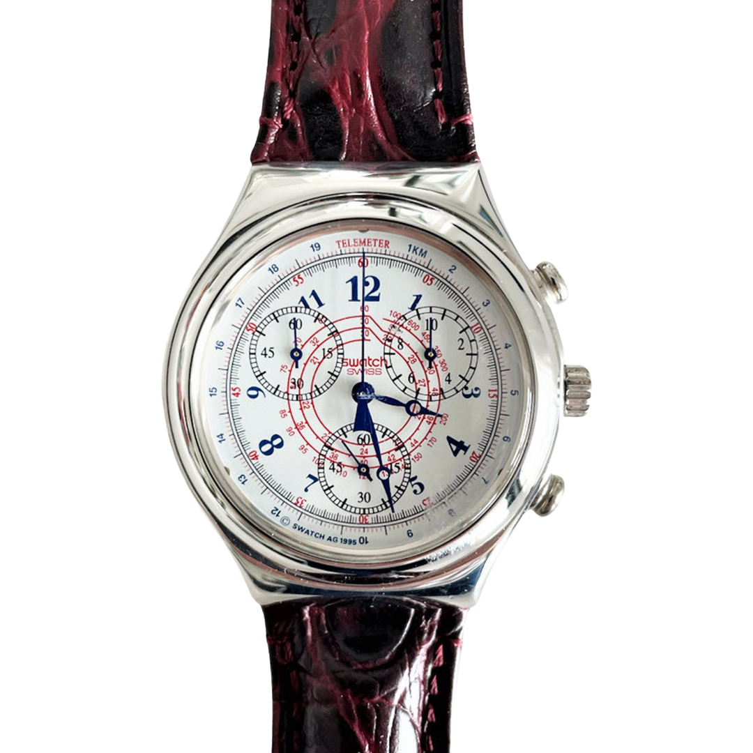 NEW vintage 1996 Swatch Irony Chrono YCS403 RICHESSE INTERIEURE