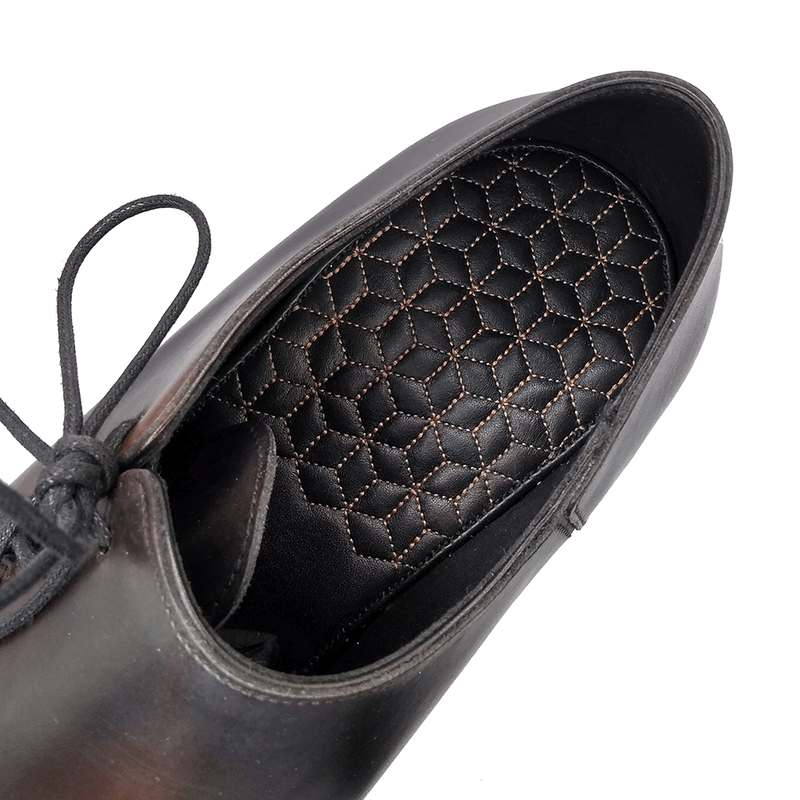 Black and Brown Wholecut Oxford