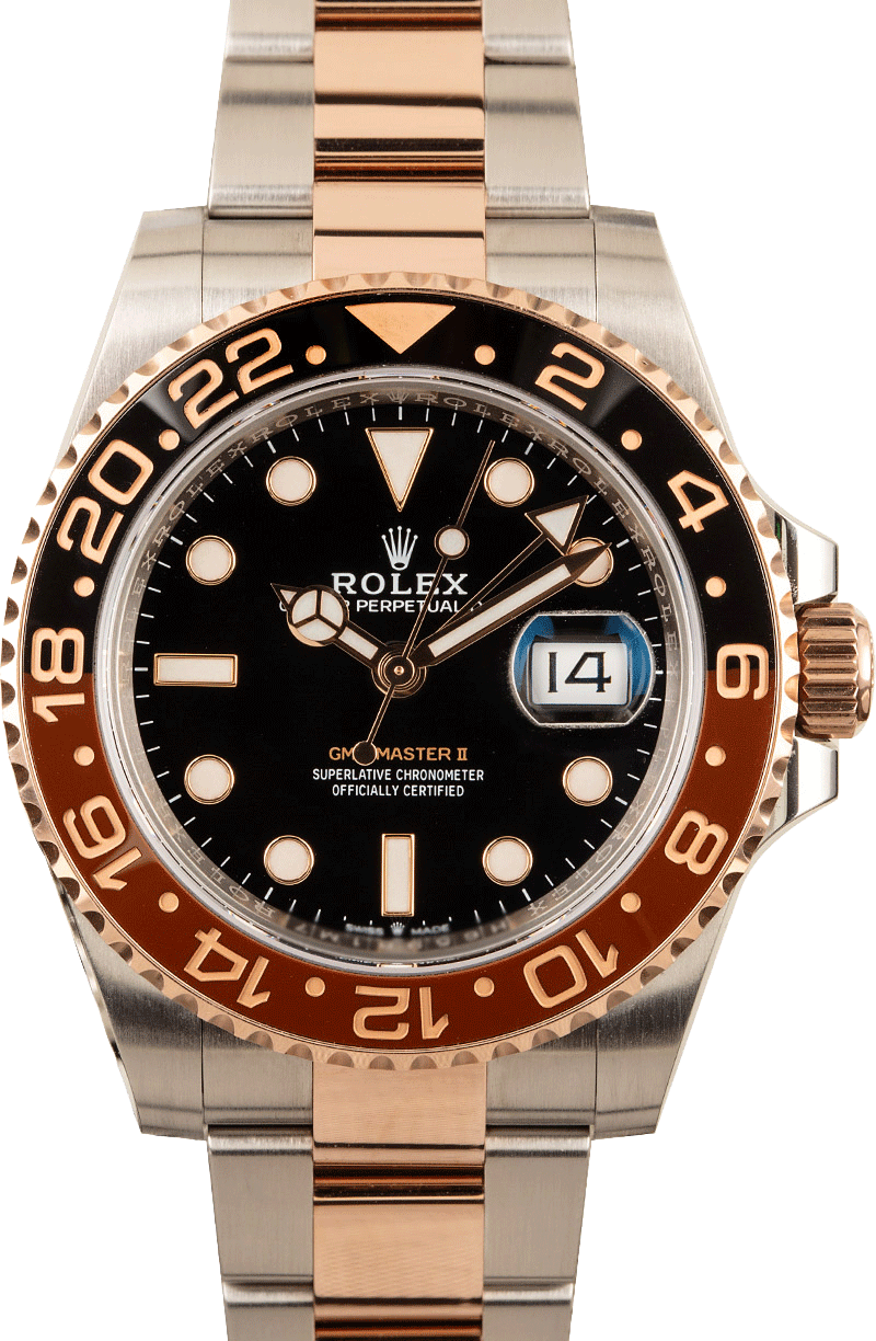 Rolex gmt 2025 everose two tone