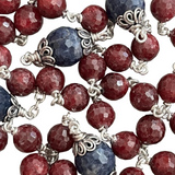 Ruby and Sapphire Rosary
