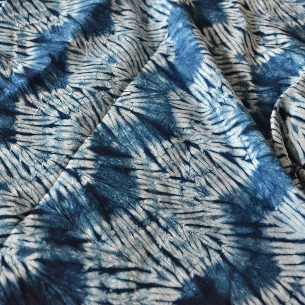 Hand Dyed Indigo Shibori