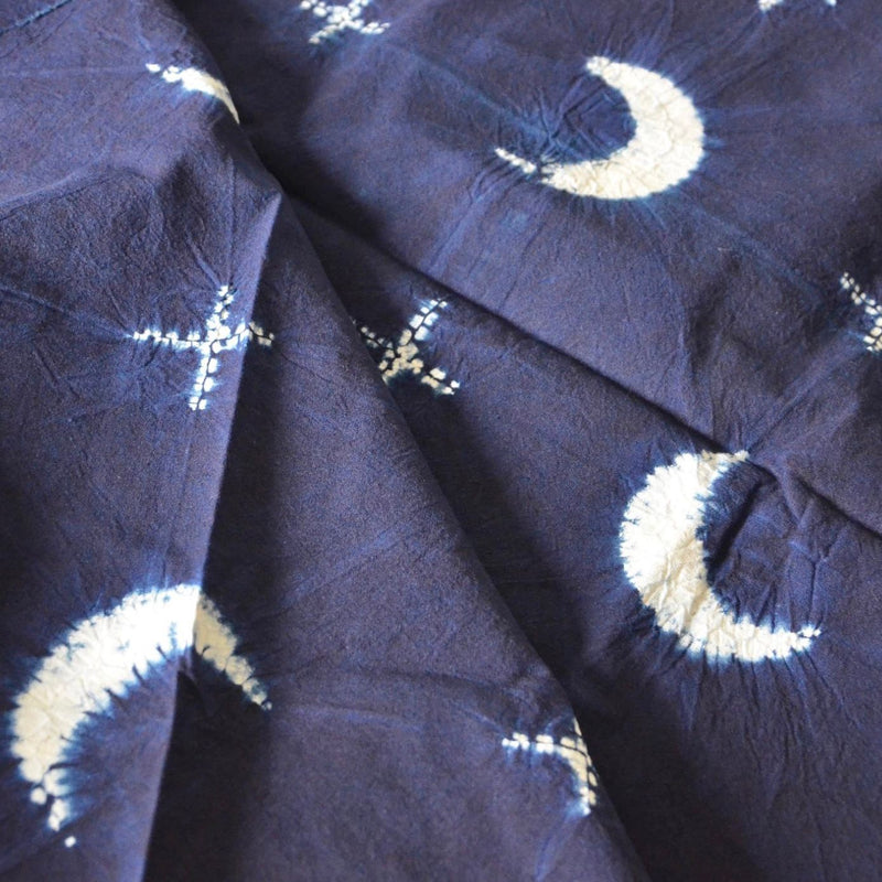 Hand Dyed Indigo Shibori