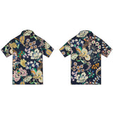 Floral Symphony Silk Satin