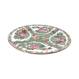 Vintage Rose Medallion Chinese Porcelain Plate