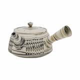 Marbled Nerikomi Tokoname-yaki Trapezoidal Teapot