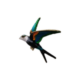 Enamel Swallow Pin