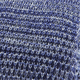Denim Blue Silk Knitted Tie