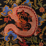 Dragon motif against "Mendung" Hand Drawn Indonesian Cotton Batik Tulis