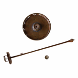 Antique Japanese Temple Bronze Candle Stand