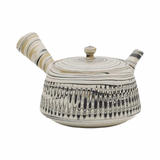 Marbled Nerikomi Tokoname-yaki Trapezoidal Teapot