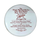 Vintage Edward Marshall Boehm “Life’s Best Wishes” Fine Bone China Plate