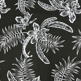 Floral Fern Garden Print (Black / White)