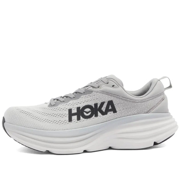 HOKA ONE ONE M BONDI 8 - GREY/WHITE