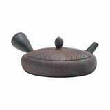 Wide Flat Kokudei Yōhen Tokoname-yaki Teapot
