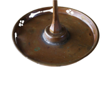 Antique Japanese Temple Bronze Candle Stand