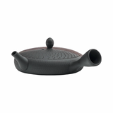 Wide Flat Kokudei Yōhen Tokoname-yaki Teapot