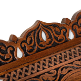 Handmade Wooden Tray with Mother of Pearl Inlay