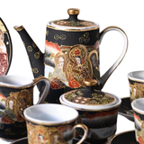 Vintage Japanese Hand Painted Satsuma Tea Set