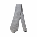 Garza Tie White Gray