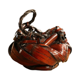 Antique Japanese Bamboo Basket