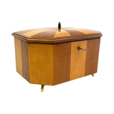 Vintage 1950’s Marquetry Jewelry Box