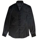 Count Collar Cotton Jacquard Long Sleeve Shirt (Made to order)