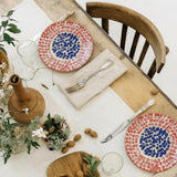 Hand-Painted Egyptian Fayoum Pottery Plate