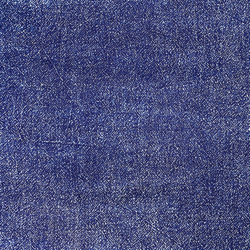 Stone Washed Over Dyed Indigo Print