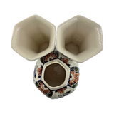 Delft Polychrome Holland porcelain cabinet set