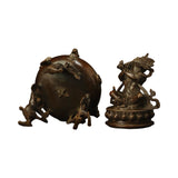 Tibetan Bronze Lion Incense Burner