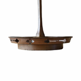 Antique Japanese Temple Bronze Candle Stand