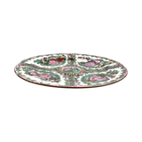 Vintage Rose Medallion Chinese Porcelain Plate