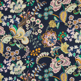 Floral Symphony Silk Satin