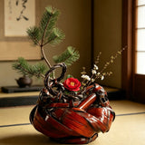 Antique Japanese Bamboo Basket
