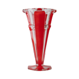 Vintage 1970’s Murano Red Glass Vase