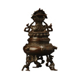 Tibetan Bronze Lion Incense Burner