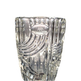 Vintage 1930’s Crystal Art deco vase "Sklo union"