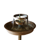 Antique Japanese Temple Bronze Candle Stand