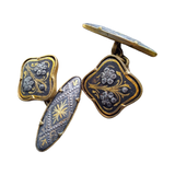 Vintage 1960’s Spanish Damascene Cufflinks