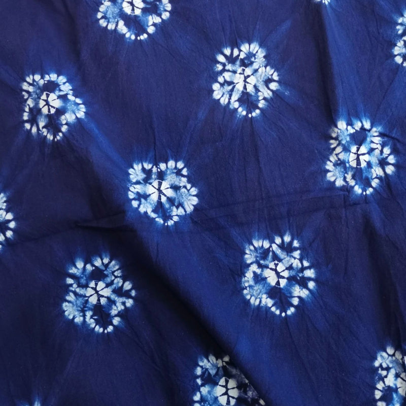 Hand Dyed Indigo Shibori
