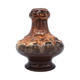 Vintage Mid Century Strehla Fat Lava Vase