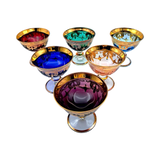 Vintage 1970’s Murano Harlequin Cups (Set of 6)