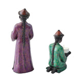 Vintage Chinese Figurines Candle Holders
