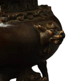 Tibetan Bronze Lion Incense Burner